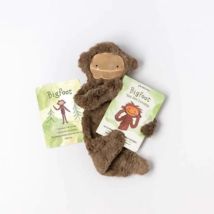 Slumberkins Bigfoot Kin and Lesson Book - Copes With Hurt Feelings