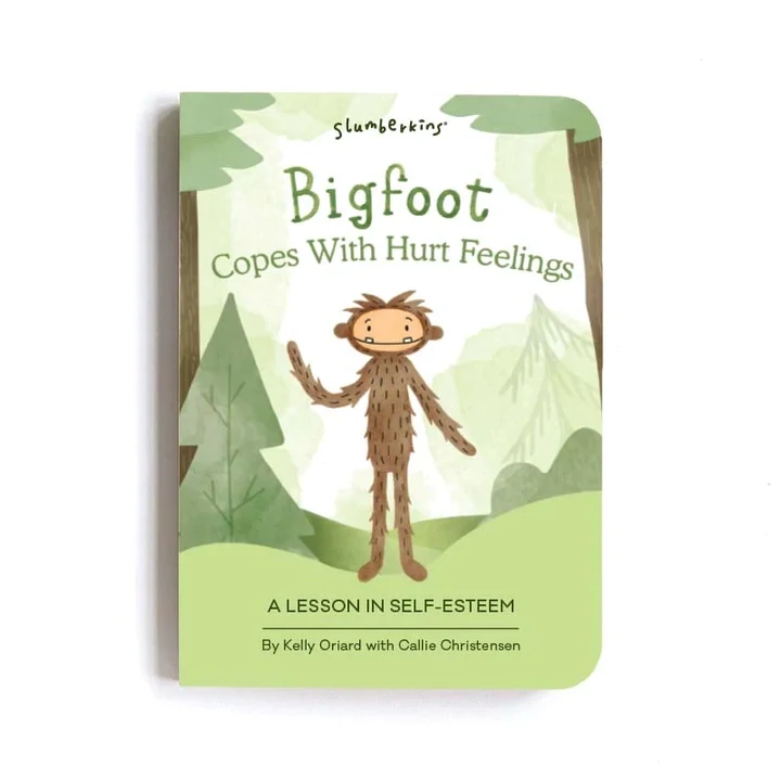 Slumberkins Bigfoot Kin and Lesson Book - Copes With Hurt Feelings