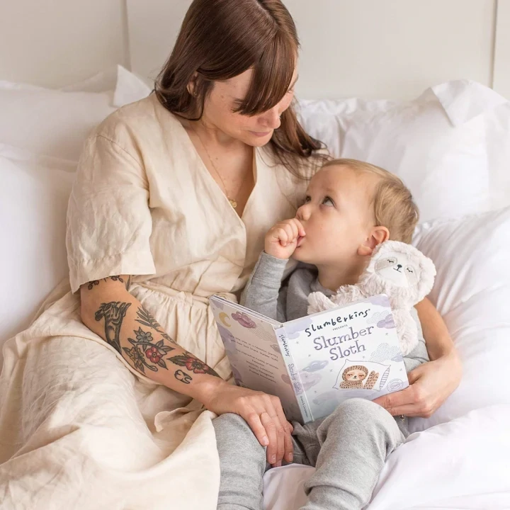 Slumberkins Sloth Kin and Book- Starts To Slumber