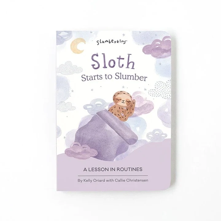 Slumberkins Sloth Kin and Book- Starts To Slumber