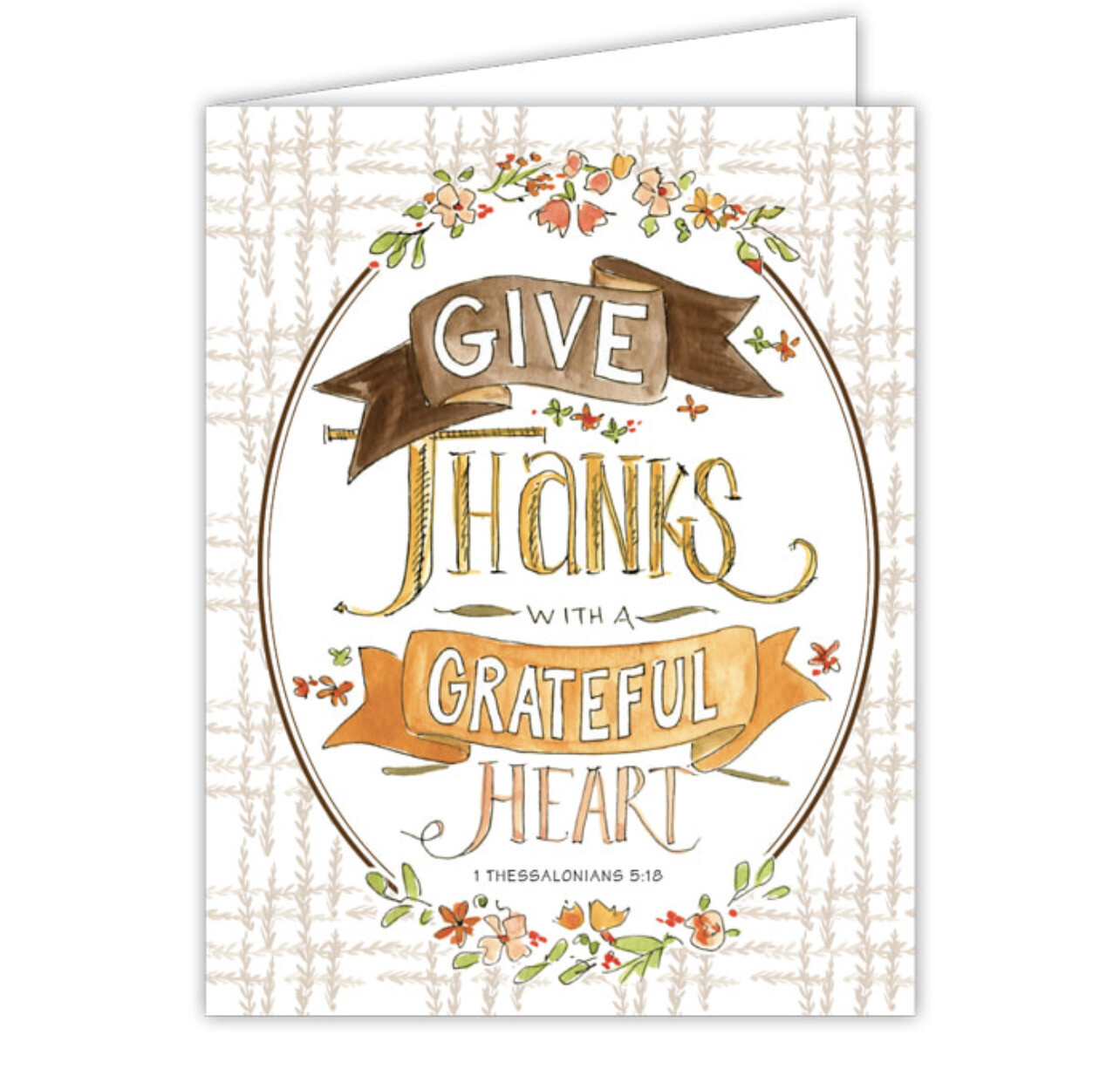 Roseanne Beck Give Thanks Greeting Card