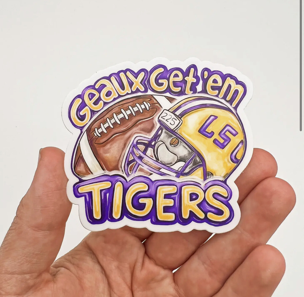 Home Malone Geaux Get&#39;em Sticker