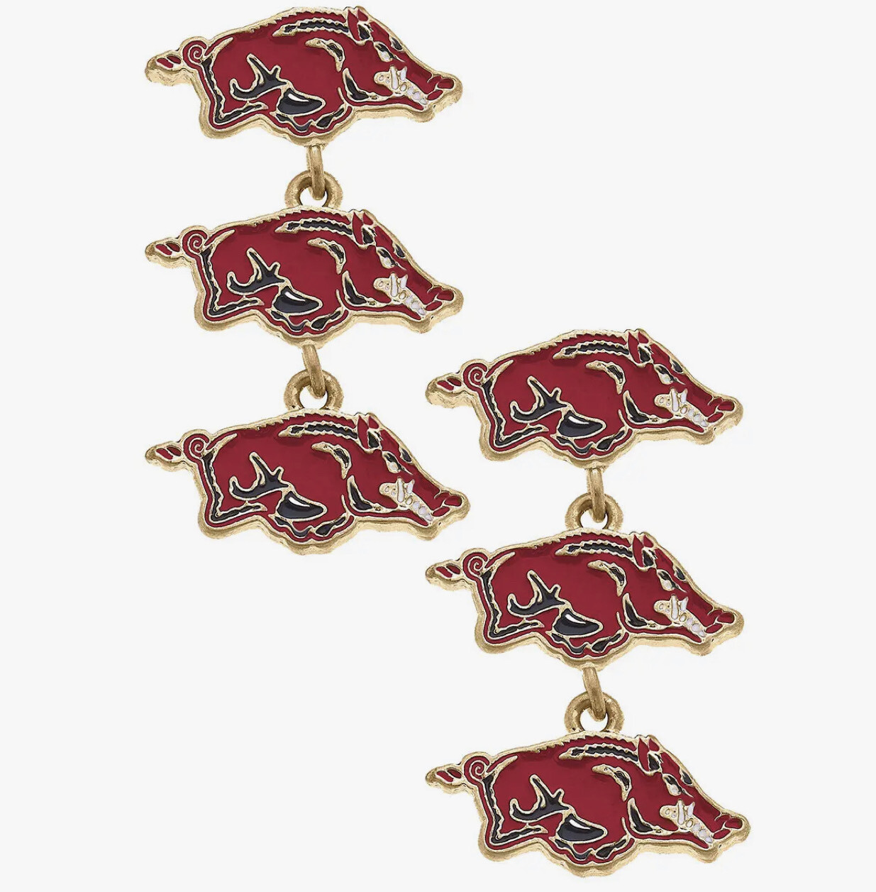 Canvas Razorback Earrings
