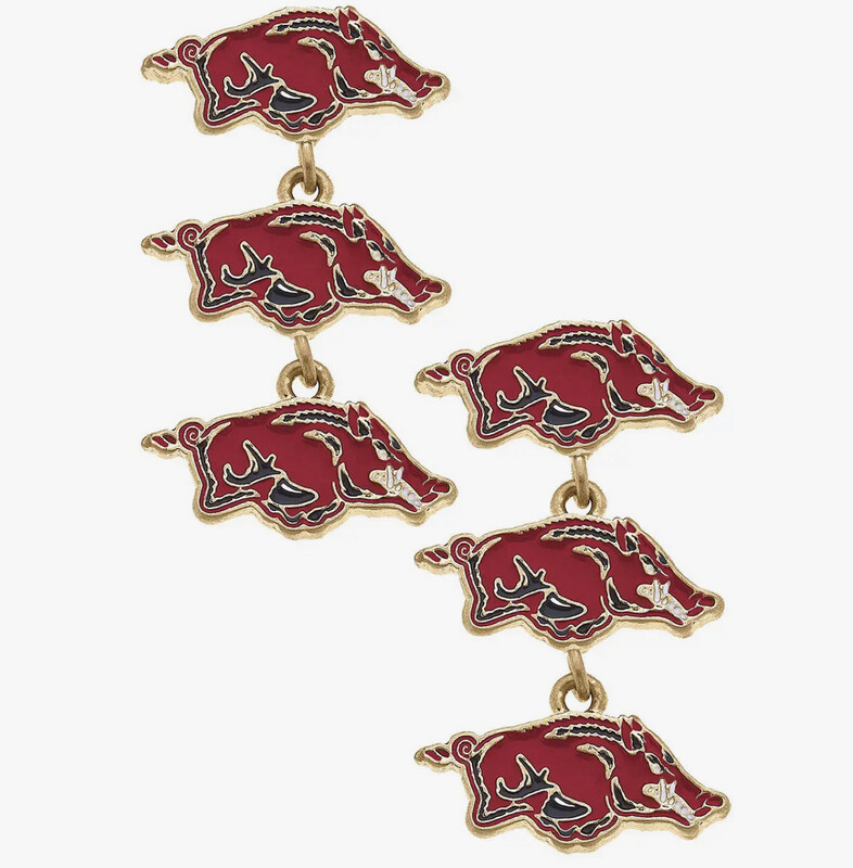 Canvas Razorback Earrings