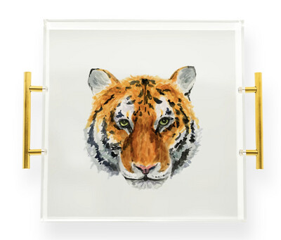 Taylor Paladino Tiger Acrylic Tray