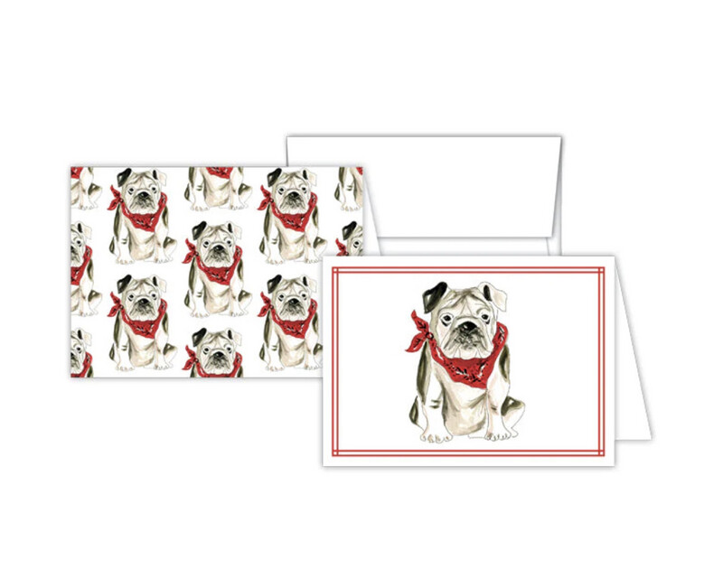 Rosanne Beck Bulldog Notecards