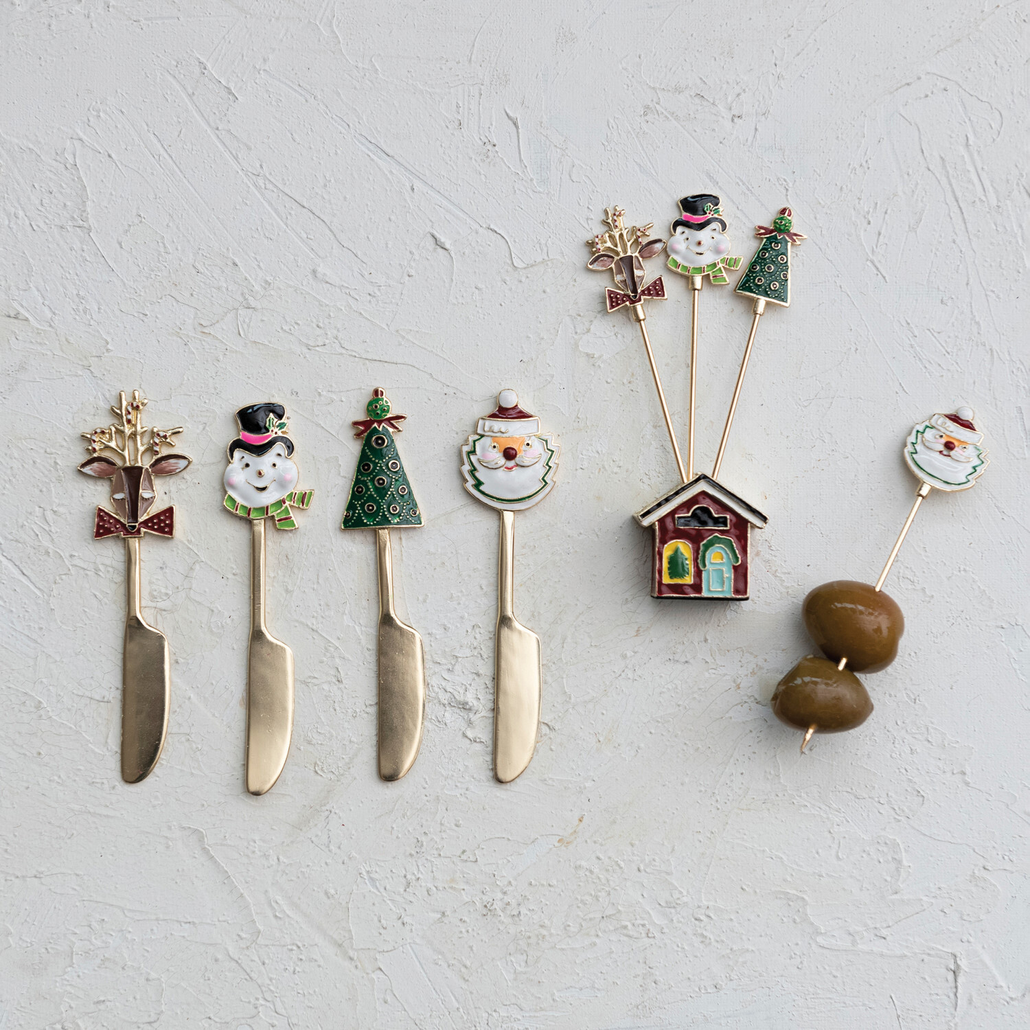 Creative Coop Holiday Knife