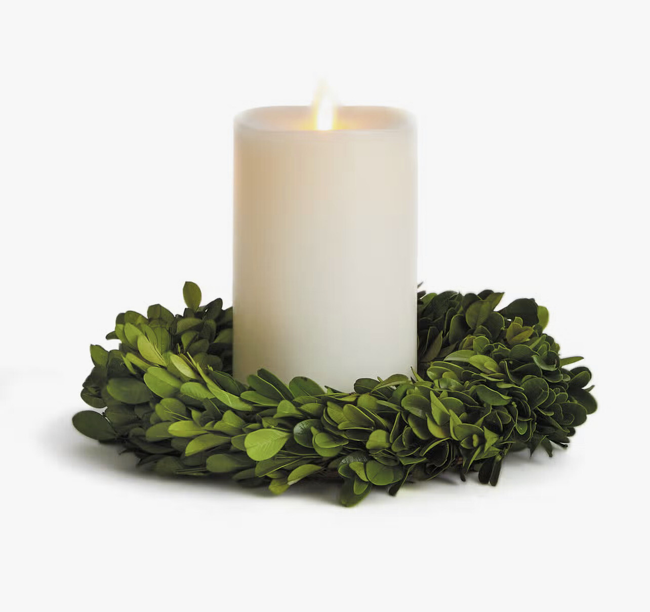 NAPA Boxwoo Candle Wreath