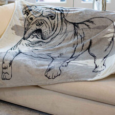 Royal Standard Bulldog Throw