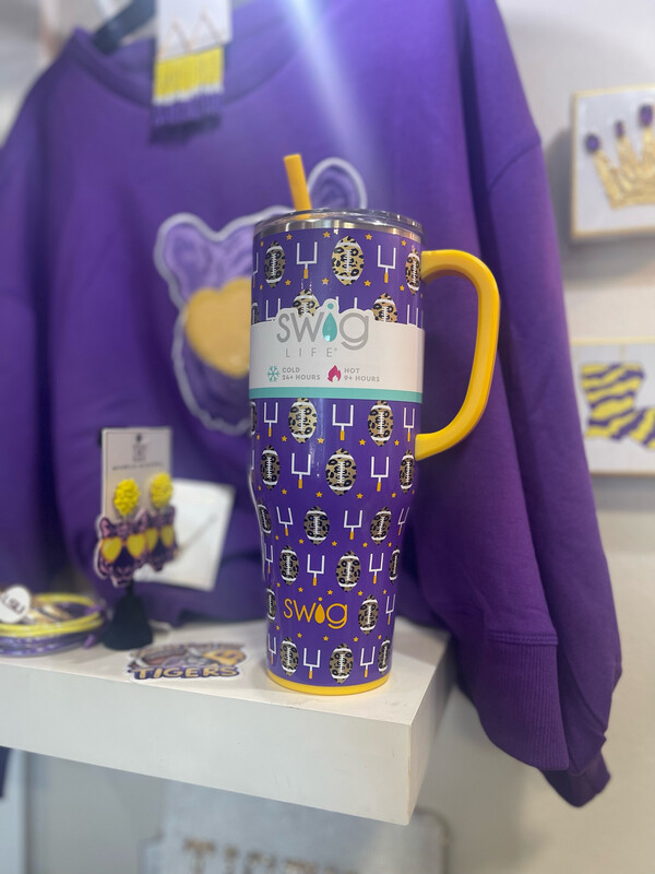 Swig Touchdown Purple Mega Mug