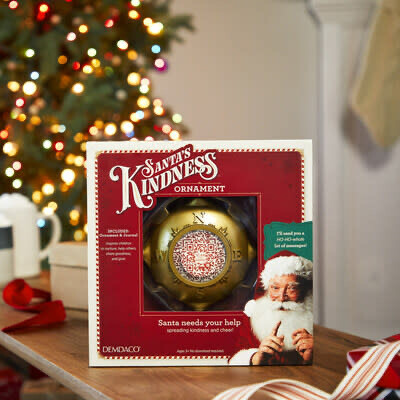 Demdaco Santas Kindness Ornament &amp; Journal