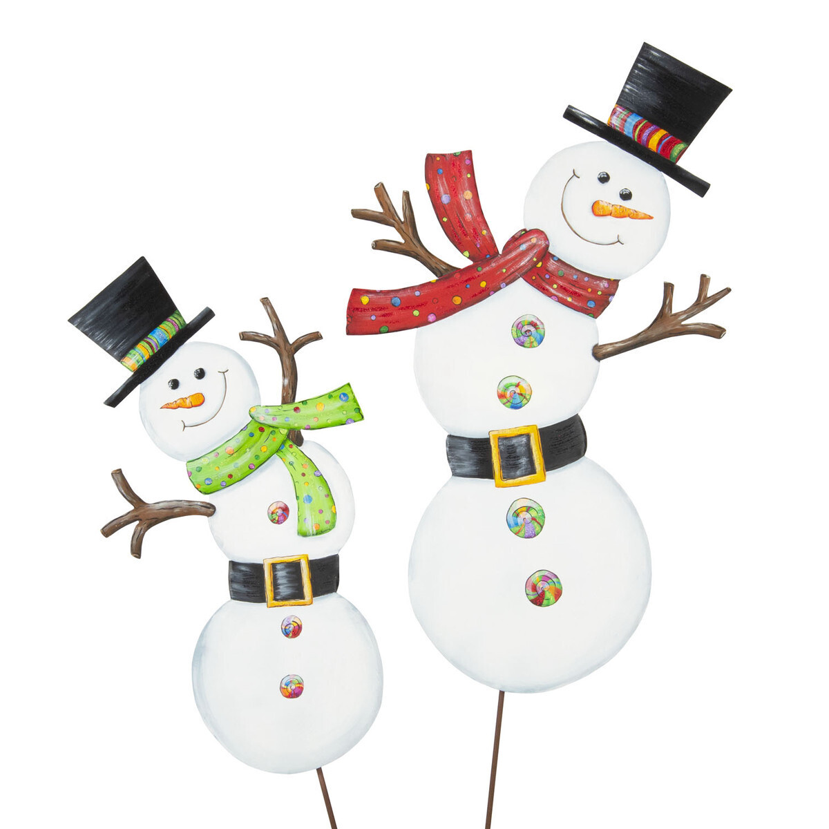 RT Merry &amp; Bright Snowmen Set of 2