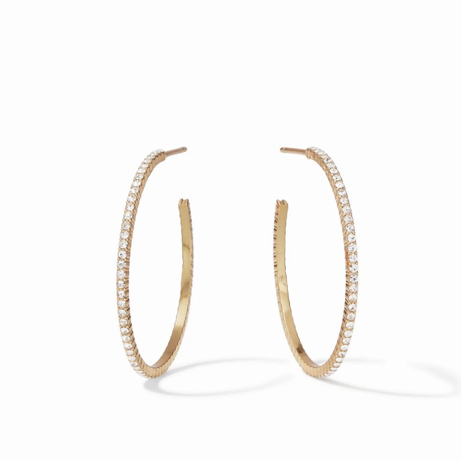 Julie Vos Windsor Hoop Cubic Zirconia Med