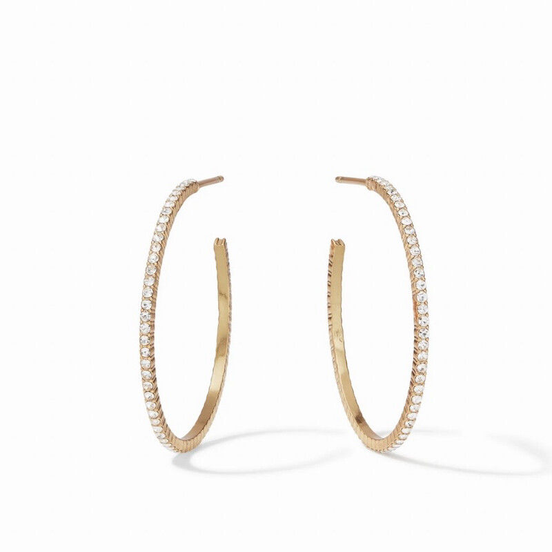 Julie Vos Windsor Hoop Cubic Zirconia Med