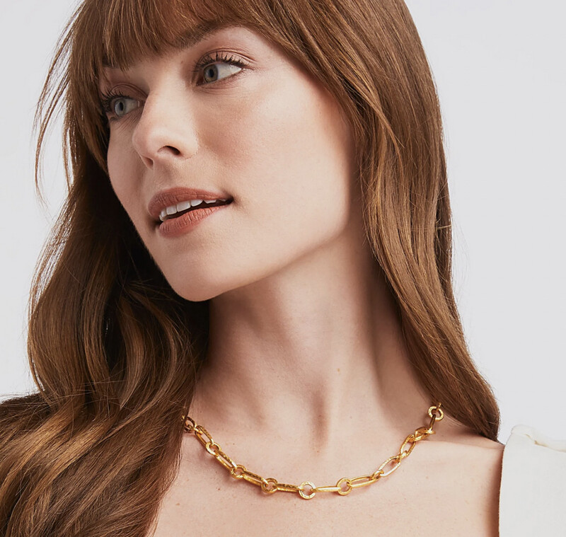 Julie Vos Palladio Link Necklace Gold Os