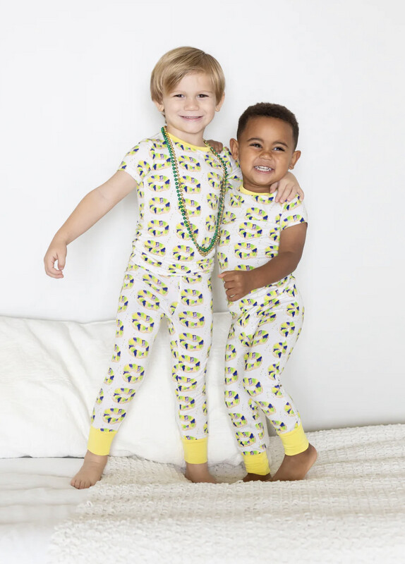 Sweet Bay Mardi Gras King Cake Two Piece Pajama Set