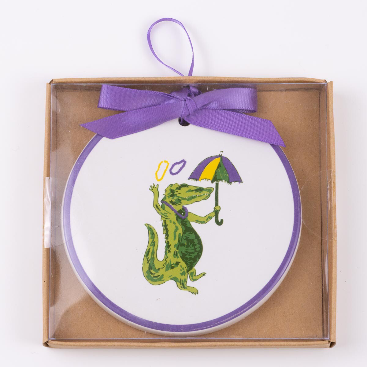 Royal Standard Mardi Gator Ornament