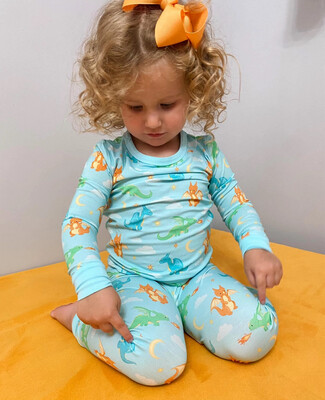 Dreamy Bamboo Two Piece PJ Dragon