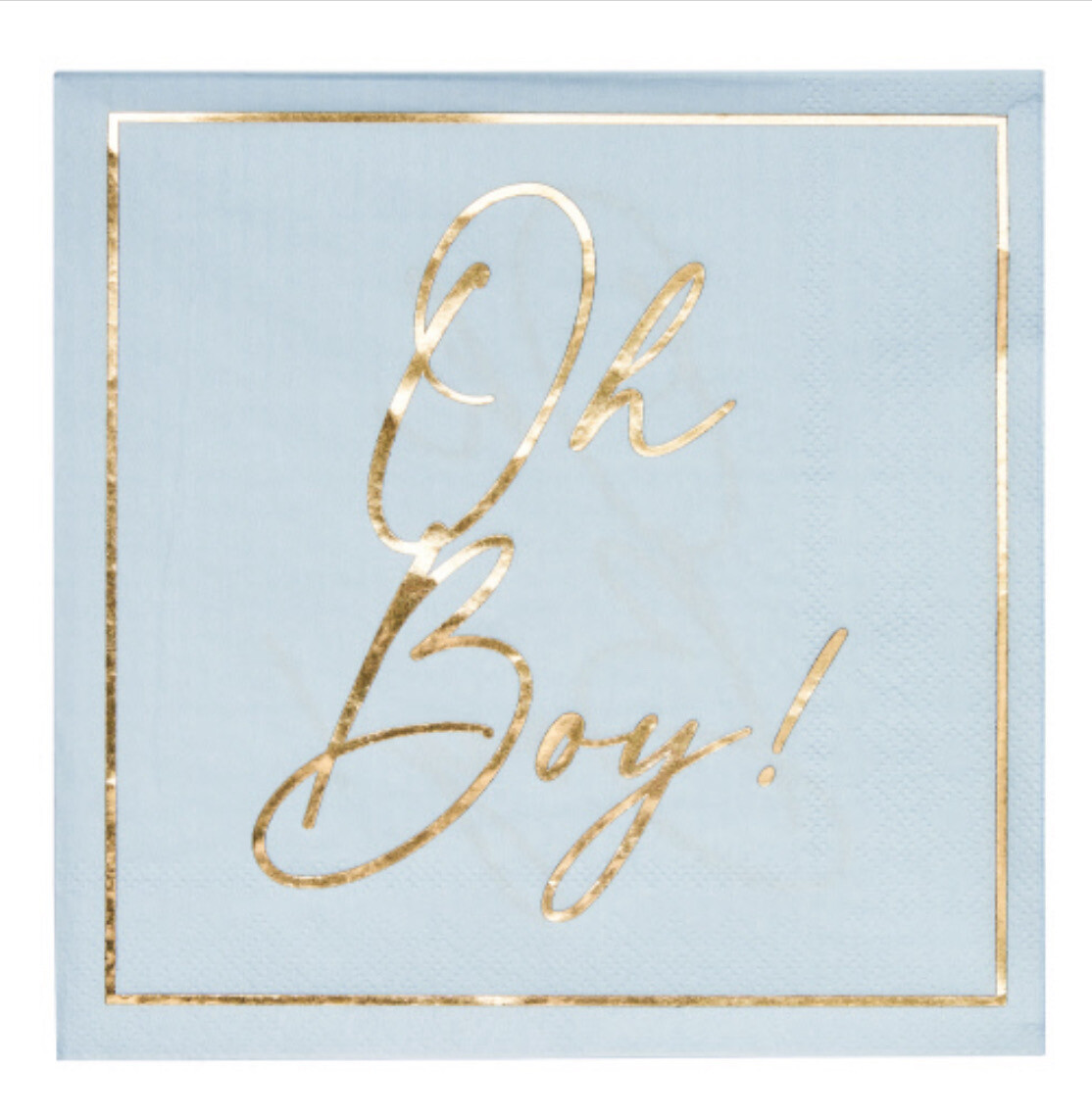 Sophistiplate Lunch Napkin Blue Boy