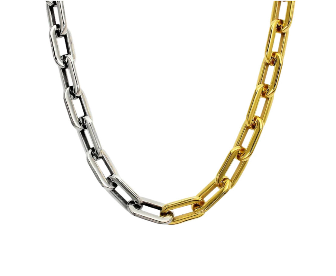 Hjane Jewels Two Toned Split Necklace