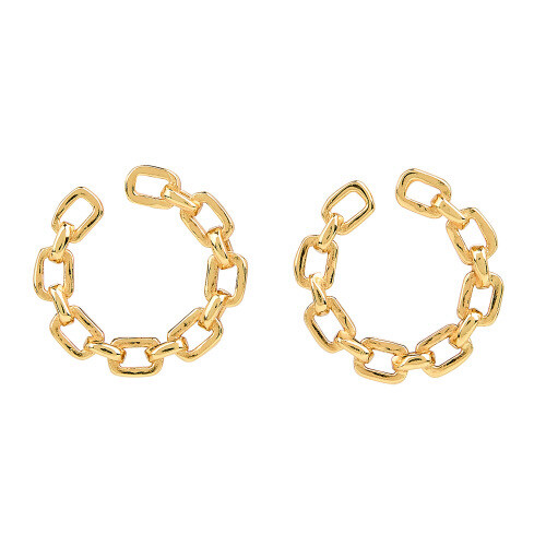 Elyssa Bass Designs Chain Link Circle Studs E340