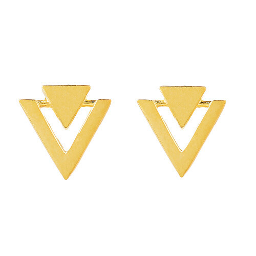 Elyssa Bass Designs Double Triangle Studs E944