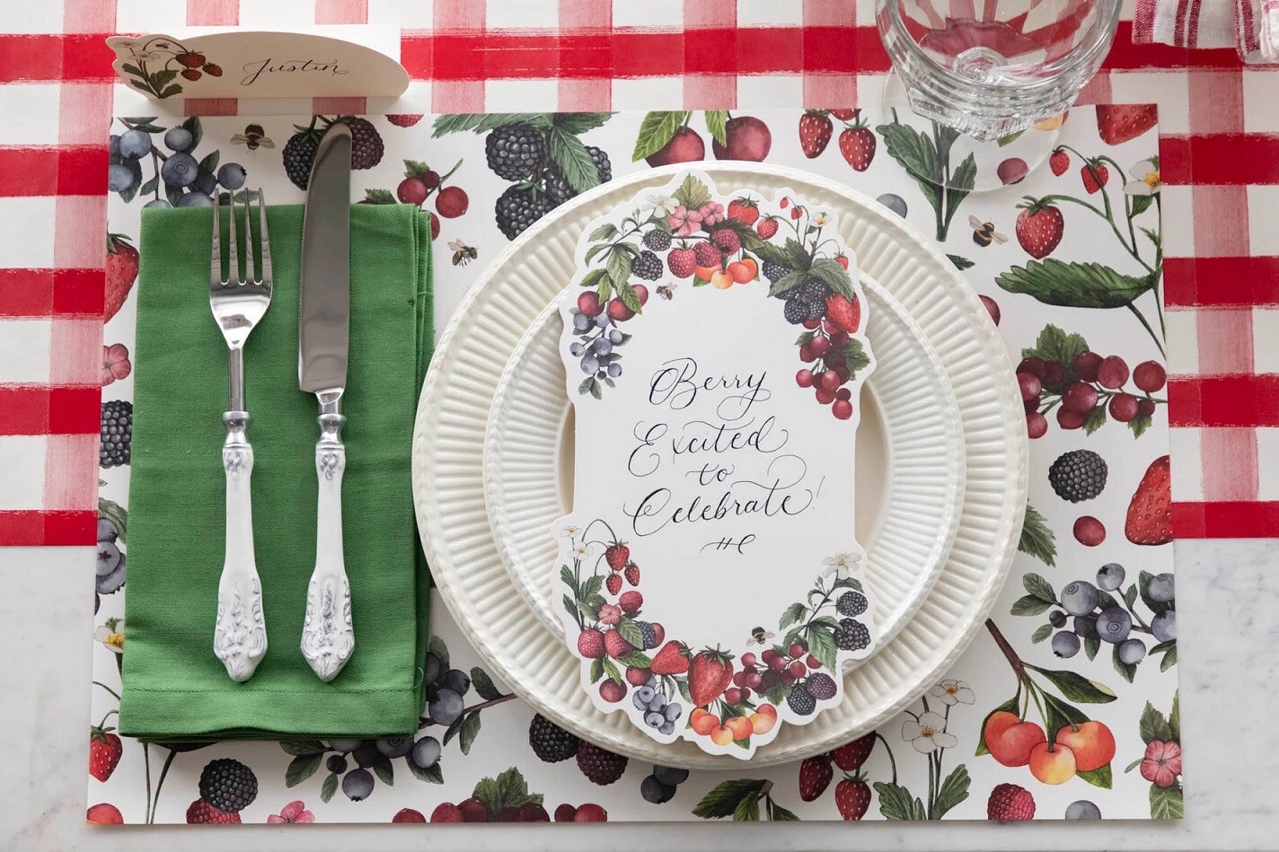 H&amp;C Wild Berry Placemats