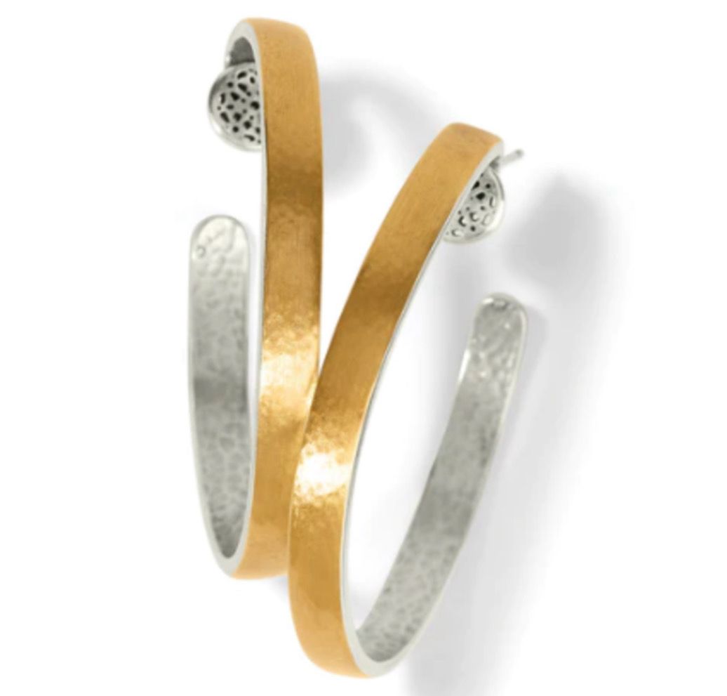 Ferrara Entrata Med Gold Hoop