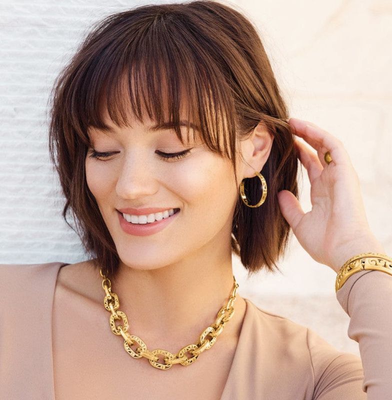 Contempo Linx Gld Necklace