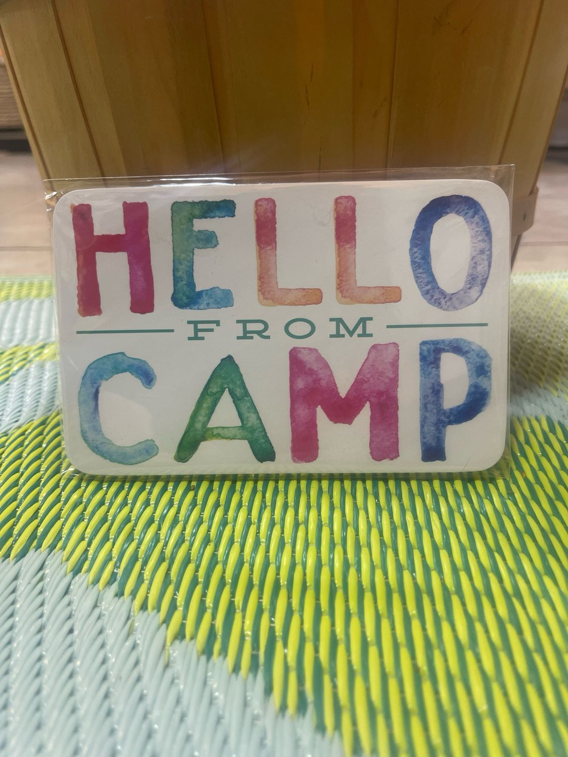 RB Hello From Camp Postcards