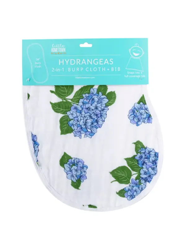 Little Hometown Hydrangeas Bib