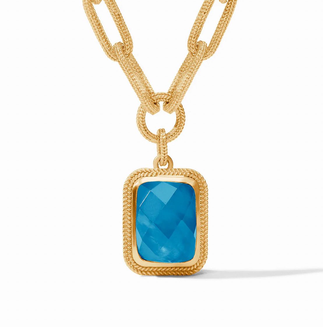 Cheval Paperclip Nck W London Blue Pendant