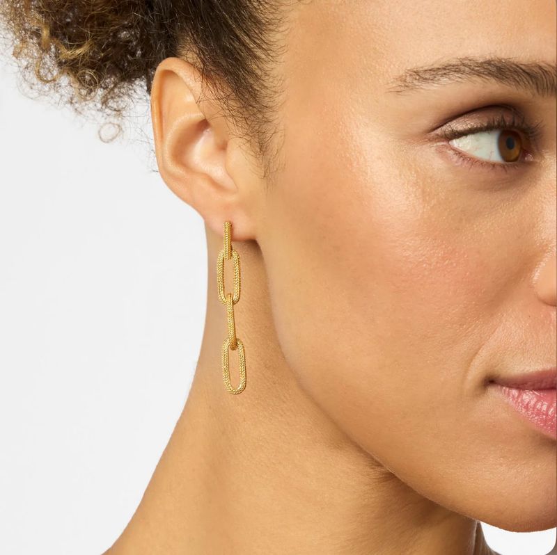Julie Vos Cheval Papercliplink Earrings