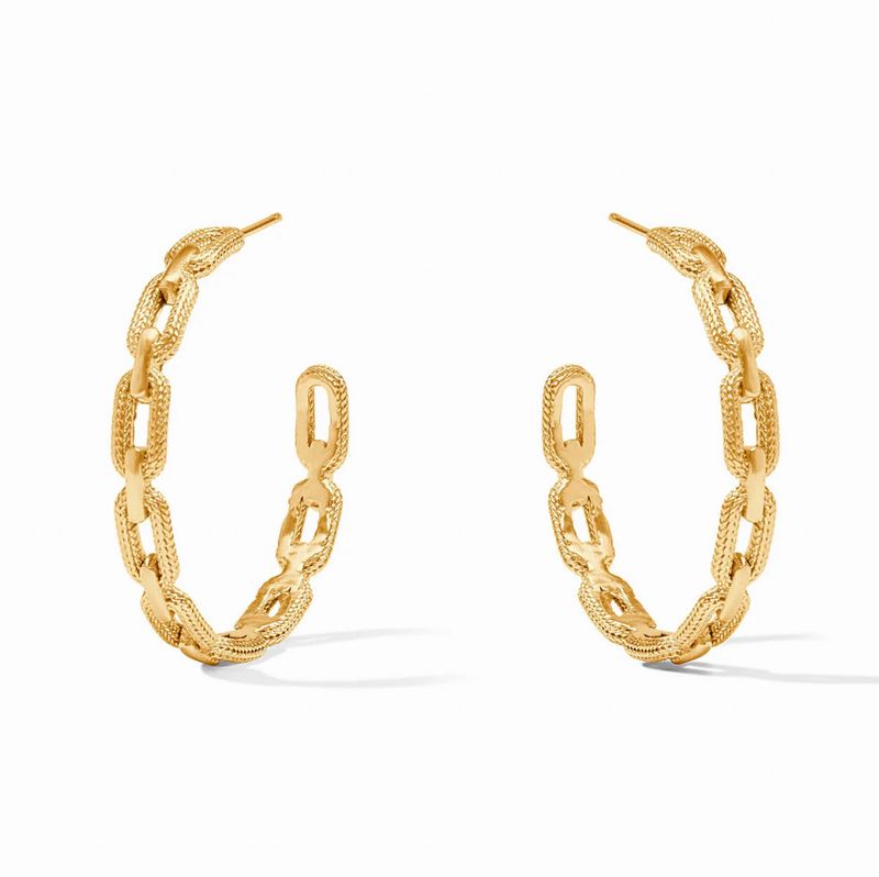 Chevel Paperclip Earring Lrg