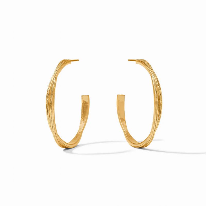 Chevel Twist Hoop Med.