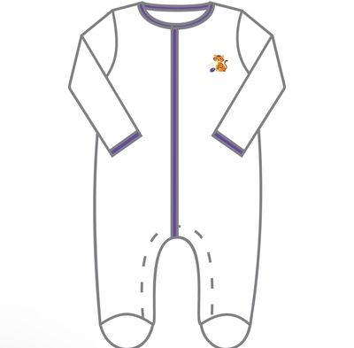 Magnolia Baby Lsu Footie