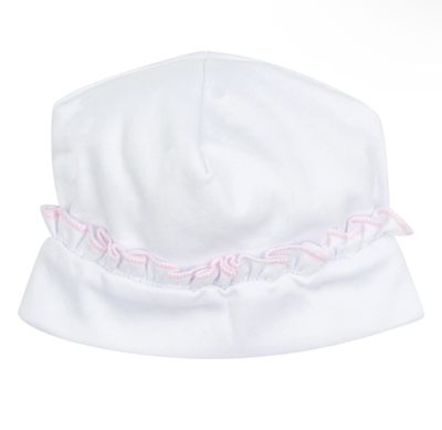 Magnolia Baby Hat Pink Trim
