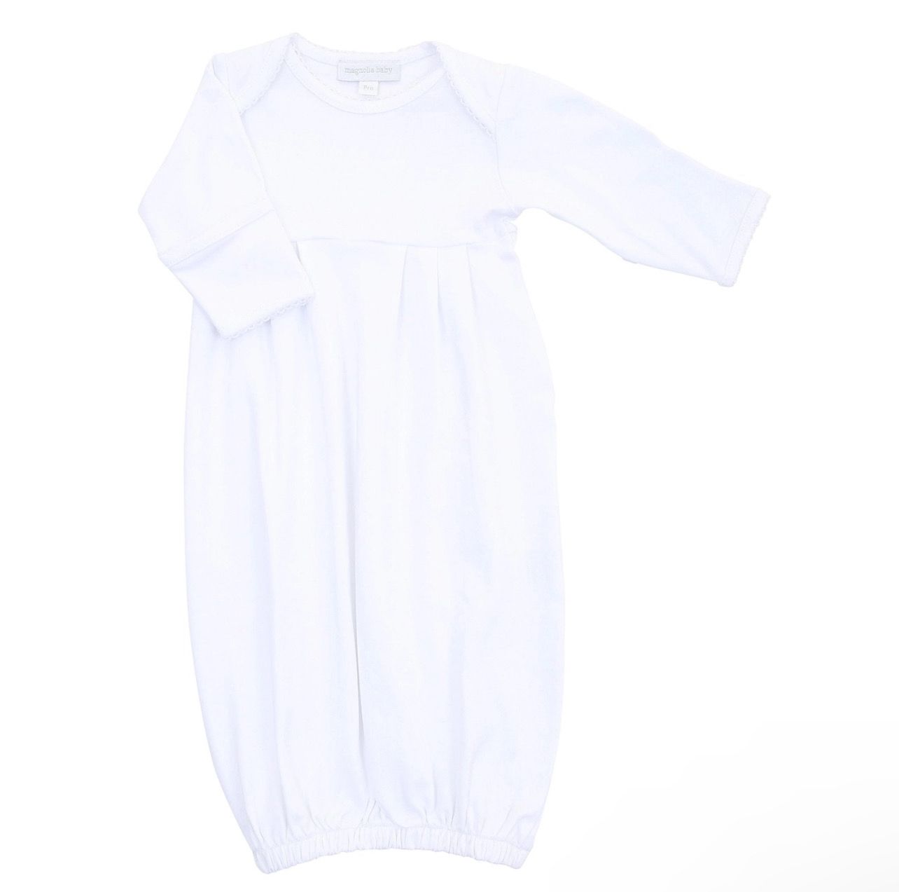 Magnolia Baby Solid White Gown