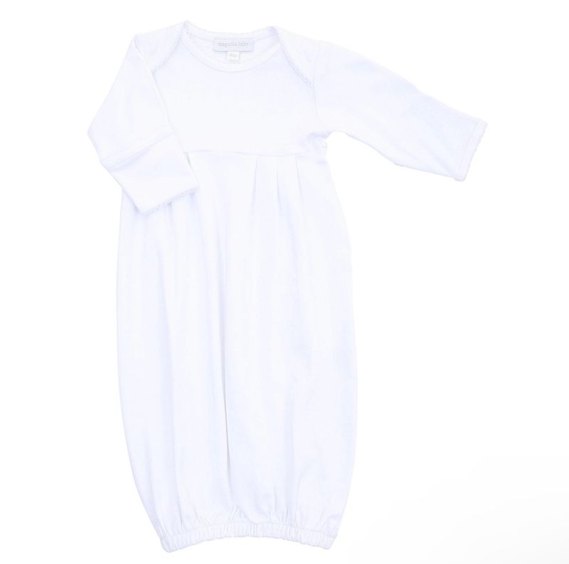 Magnolia Baby Solid White Gown