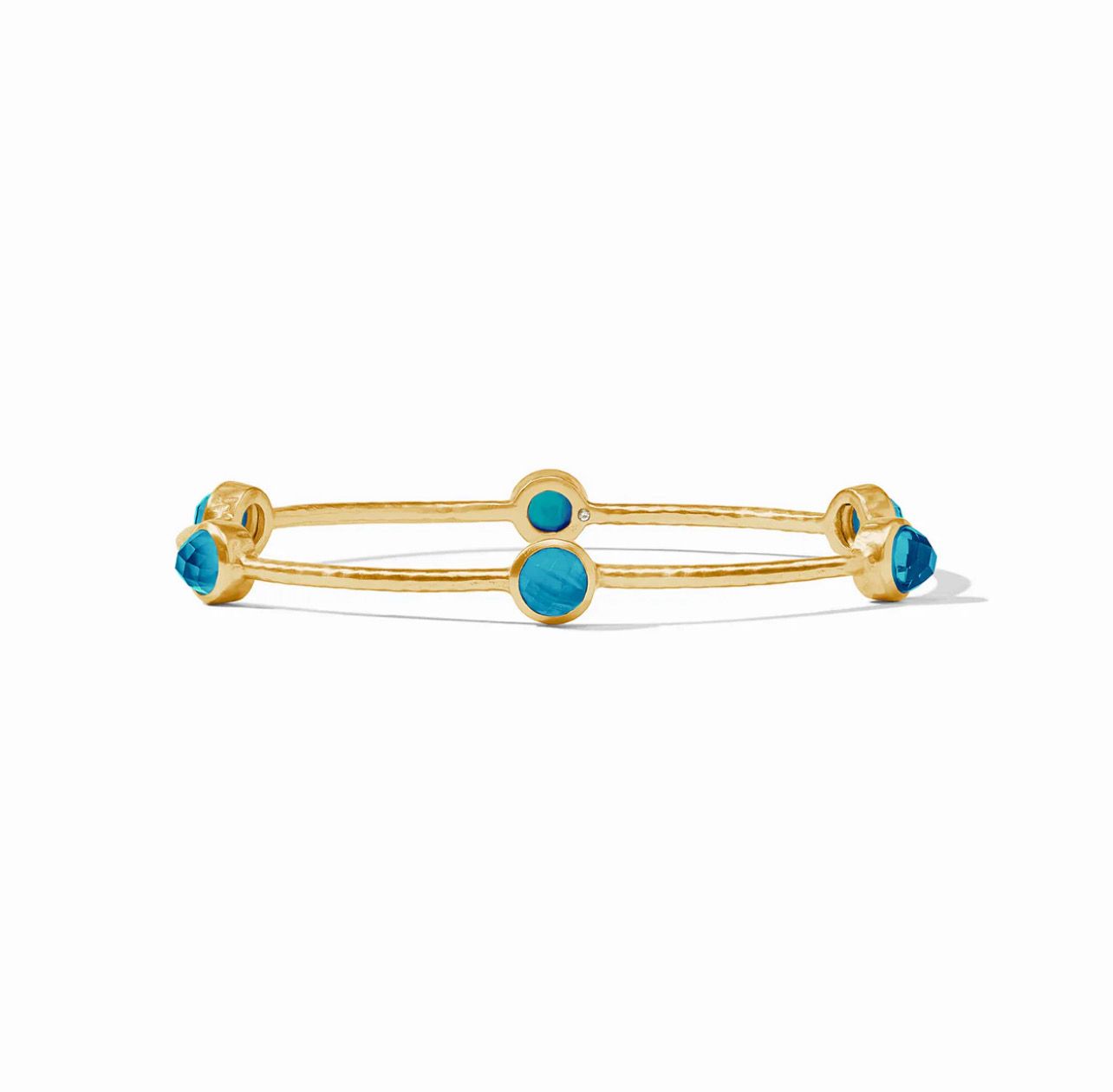 Julie Vos Milano Luxe Bangle London Blue Large