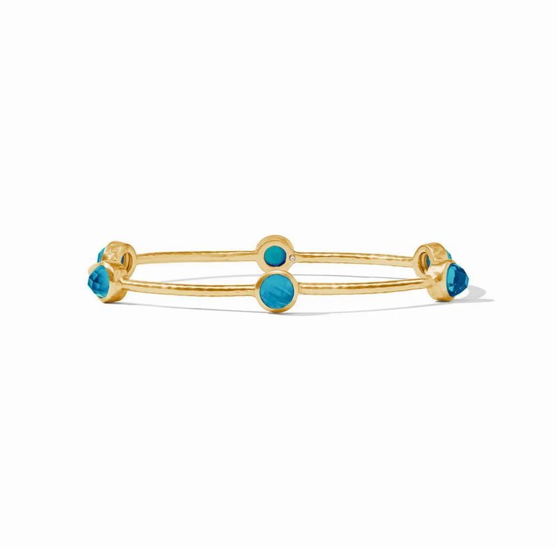 Julie Vos Milano Luxe Bangle London Blue Large