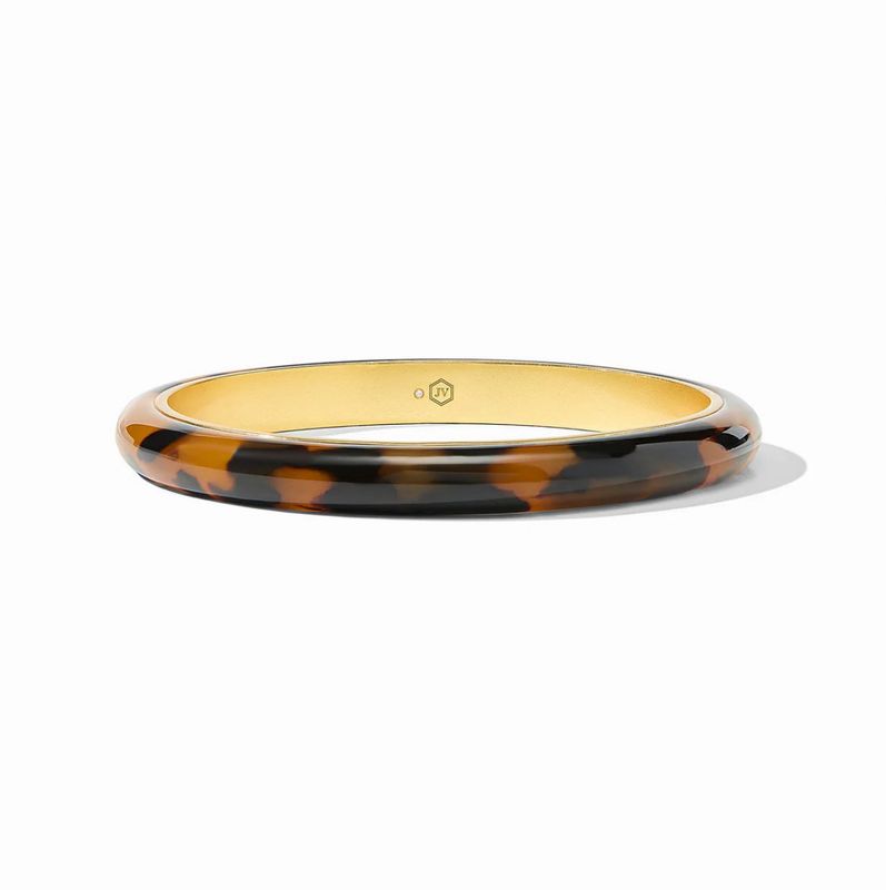 Julie Vos Madison Statement Bangle Tortoiseshell Med.