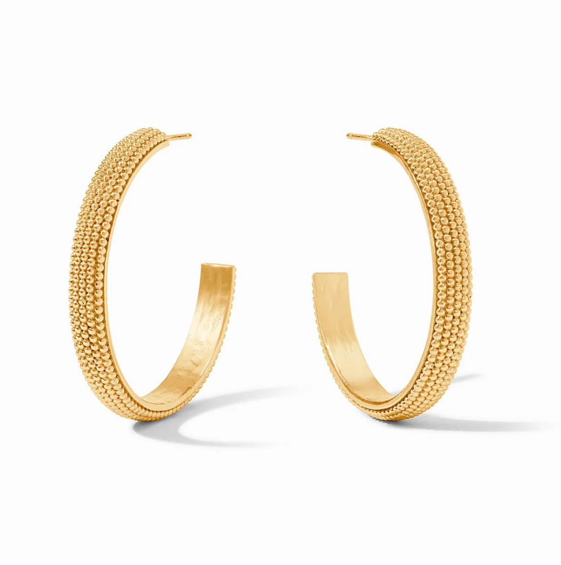 Julie Vos Beaded Eternity Hoop Lrg