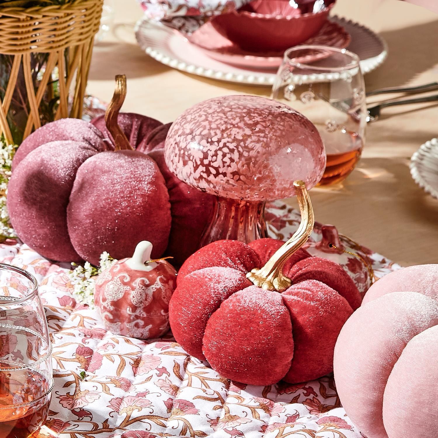 Twos Co Blush Pumpkins