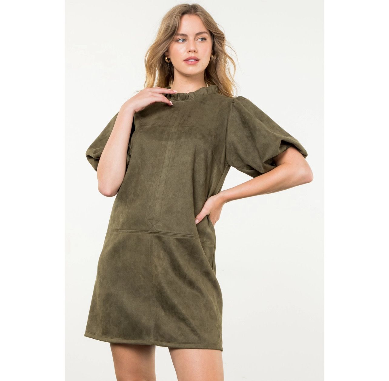 Thml Midi Green Suede