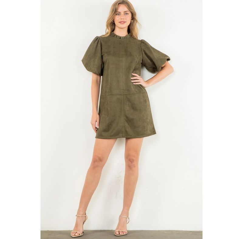Thml Midi Green Suede