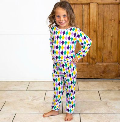 Royal Standard Mardi Harlequin Pj Set