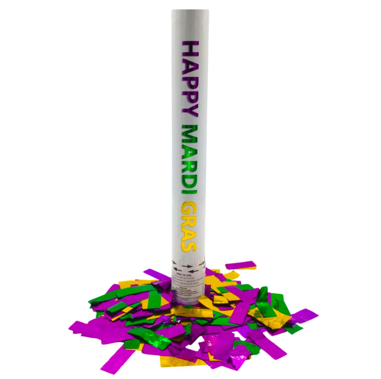 Mardi Gras Metallic Confetti Centerpiece