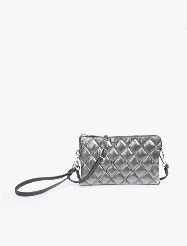 Jen &amp; Coriley Puffer Crossbody Graphite