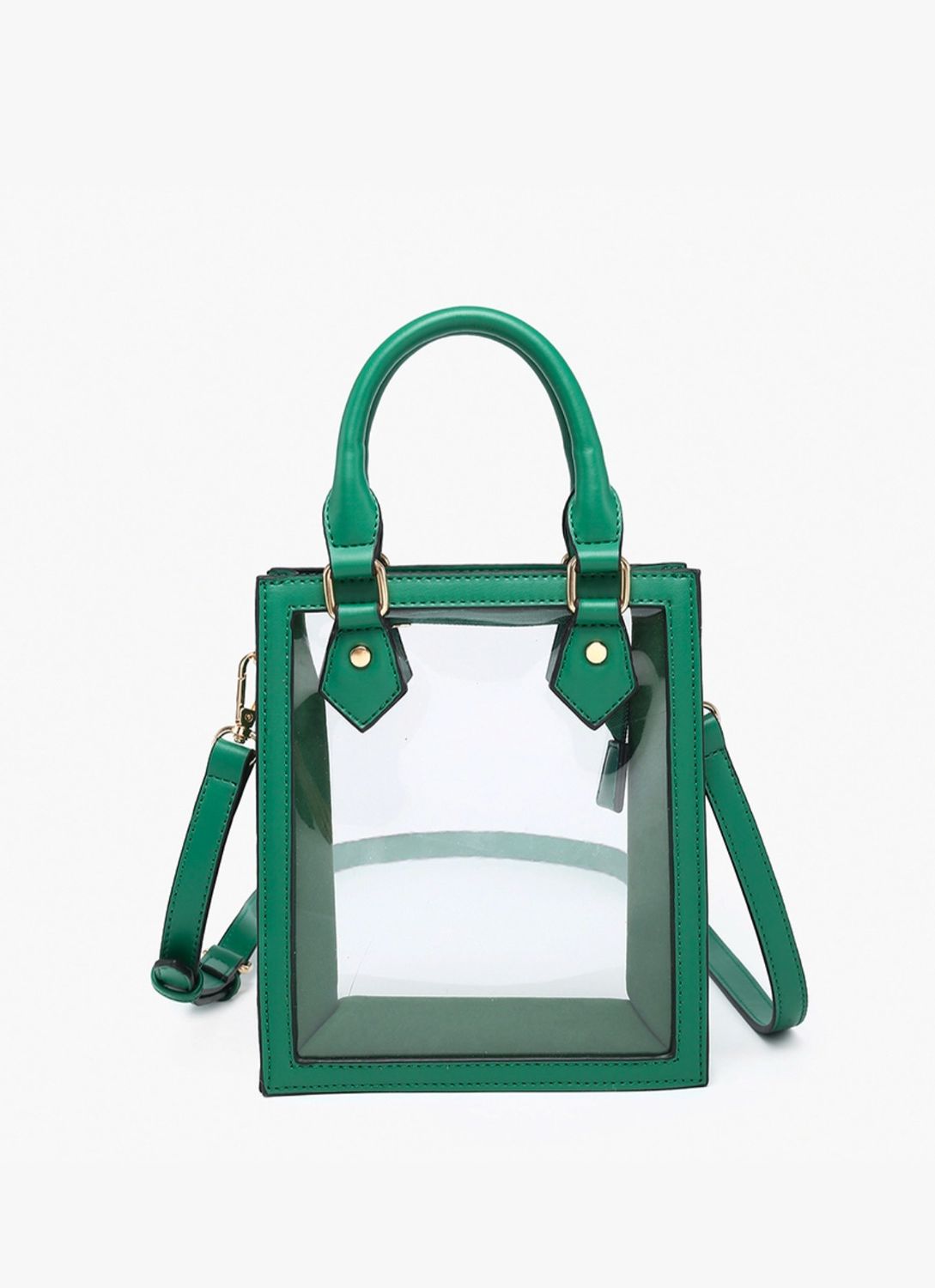 Jen &amp; Co Elise Clear , Green Trim